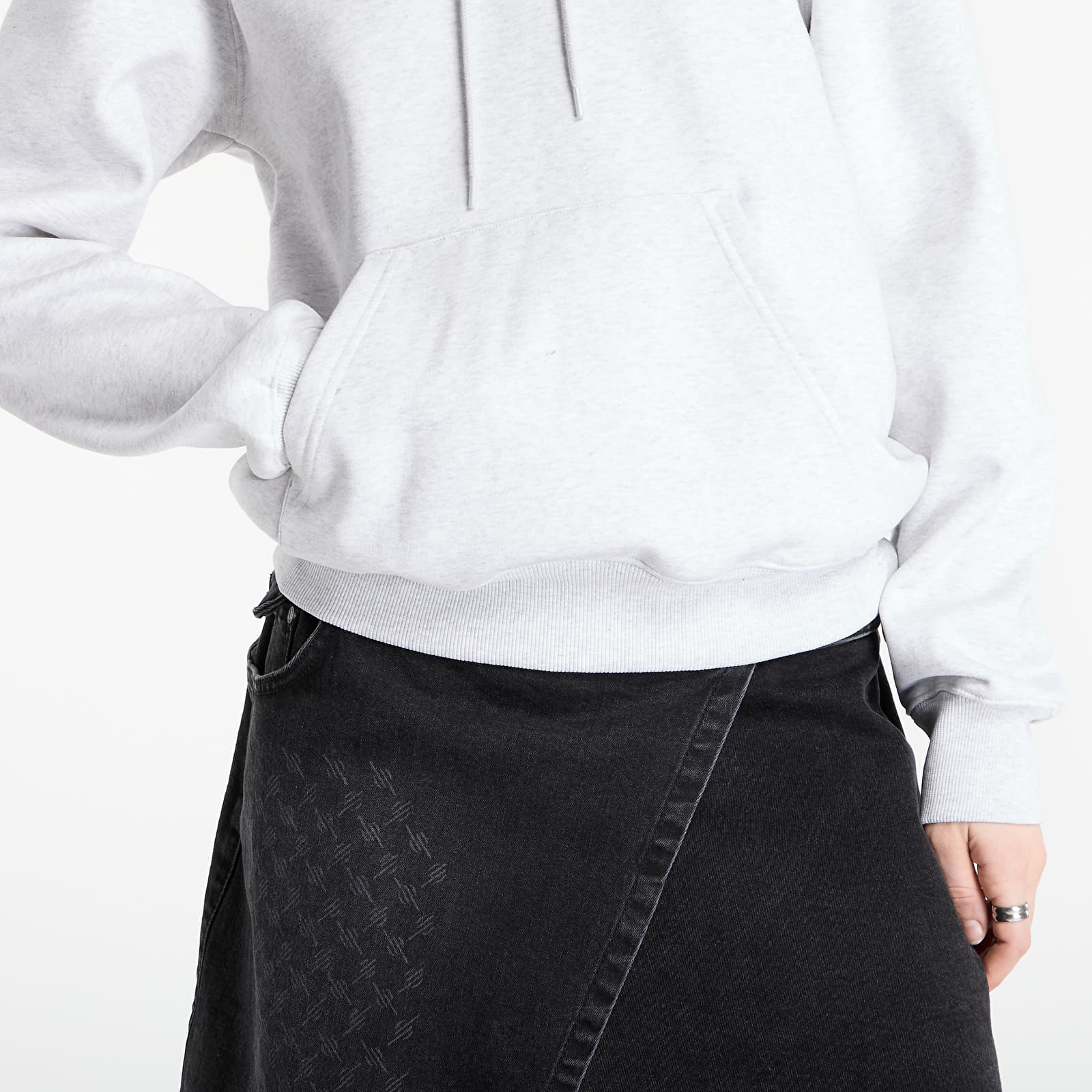 Mikiny Carhartt WIP Hooded Carhartt Sweat UNISEX Ash Heather/ Cozy Purple