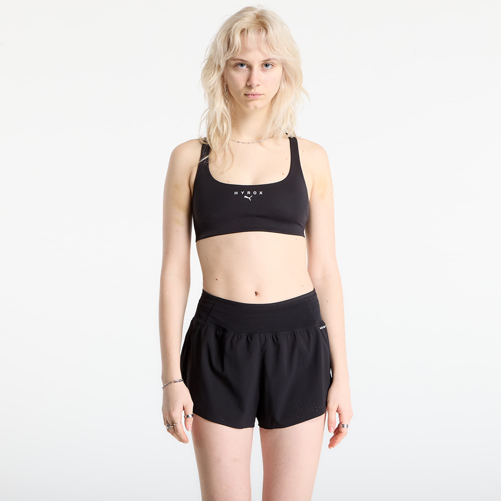 BHs Puma W Puma x HYROX Tech Bra Puma Black/ Small Cat