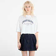 Calvin Klein Jeans Ss Cropped Boxy Heri Tee White