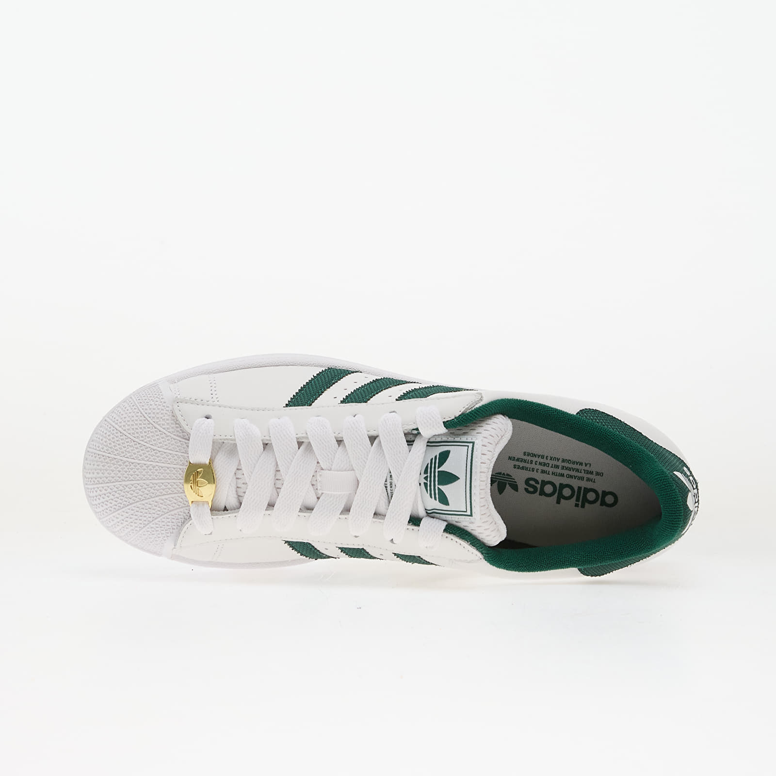 Buty męskie adidas Superstar II Ftw White/ Collegiate Green/ Gold Metallic