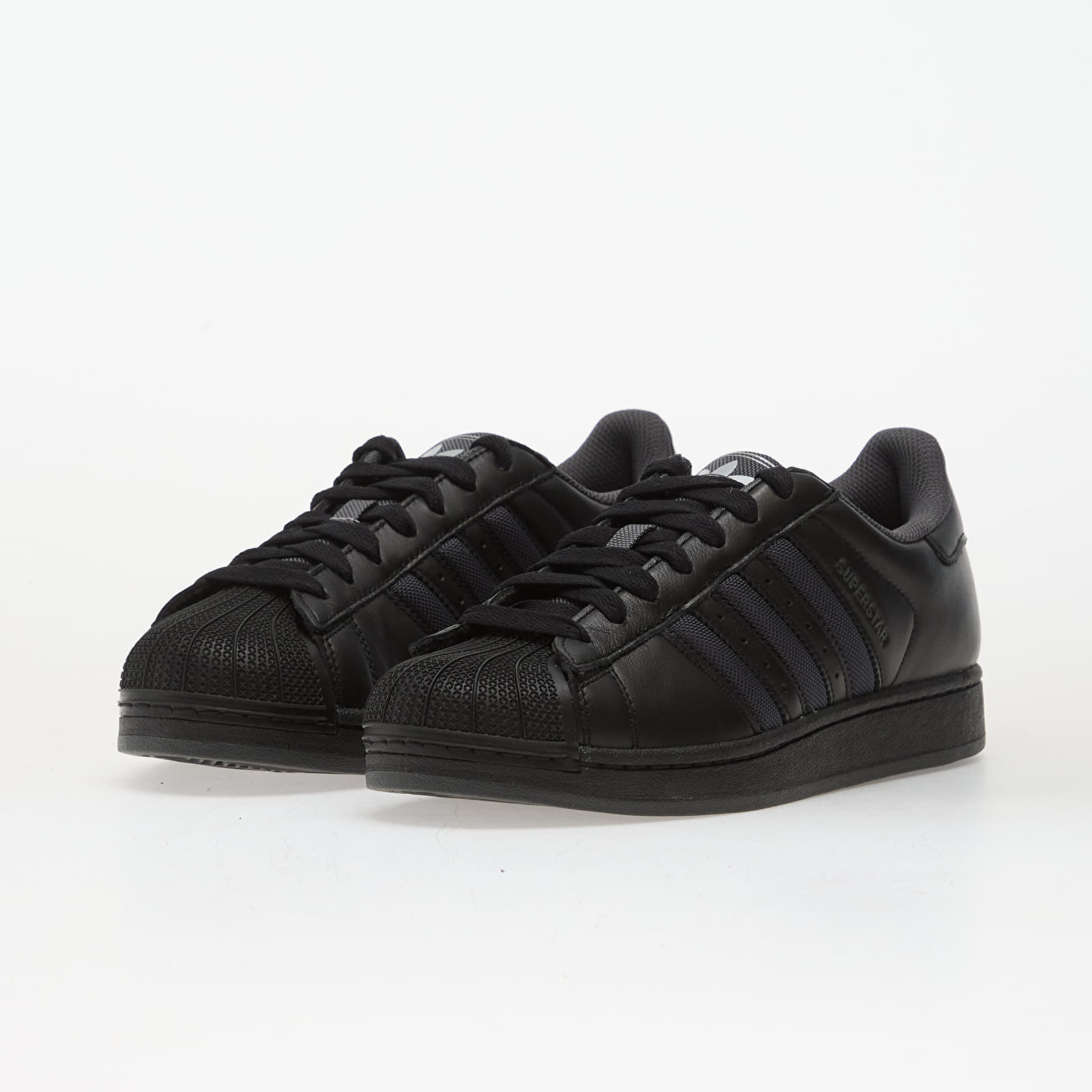 Pánske tenisky a topánky adidas Superstar II Core Black/ Grey Six/ Silver Metallic