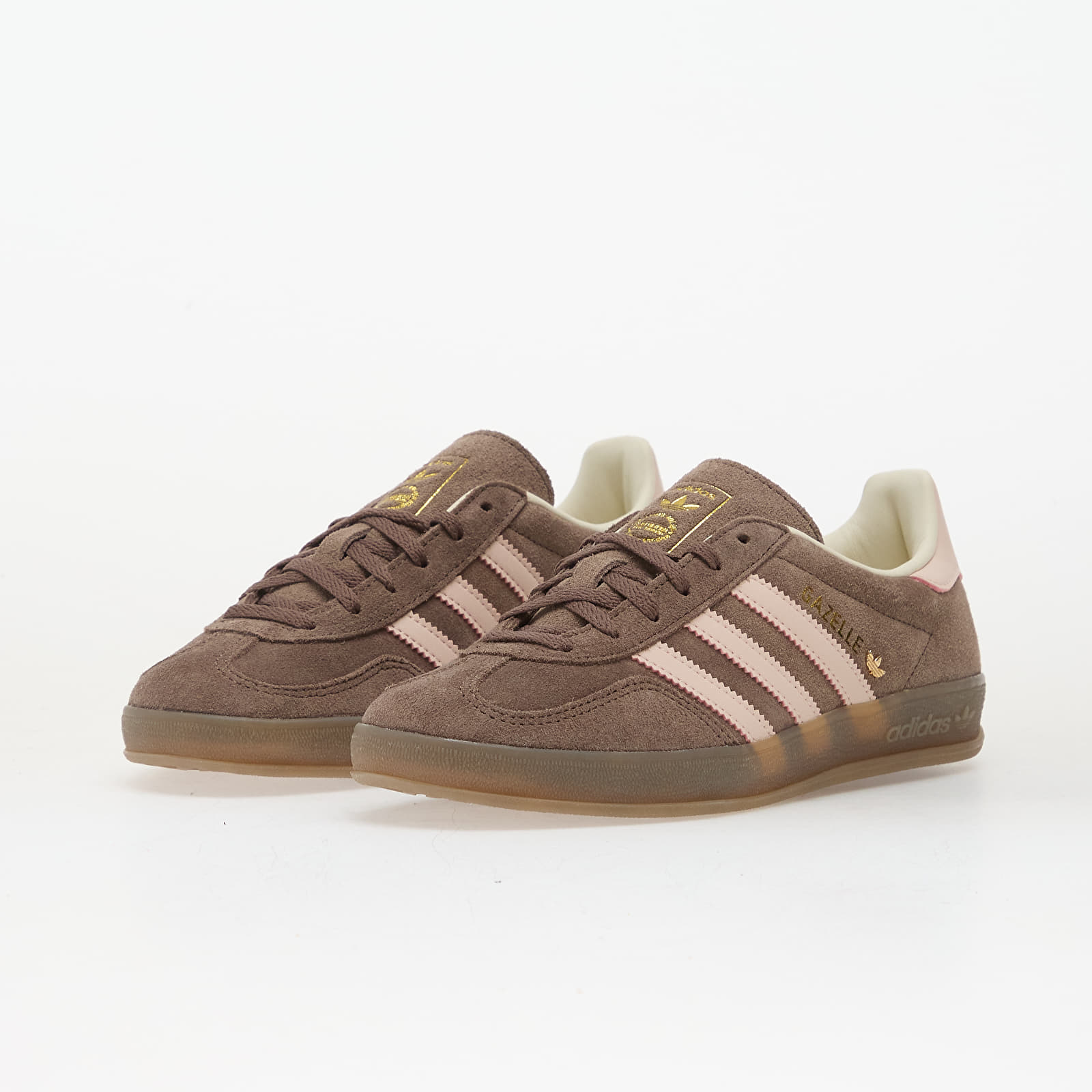 Damesschoenen adidas Gazelle Indoor W Earth Strata/ Wonder Aqua/ Gum5