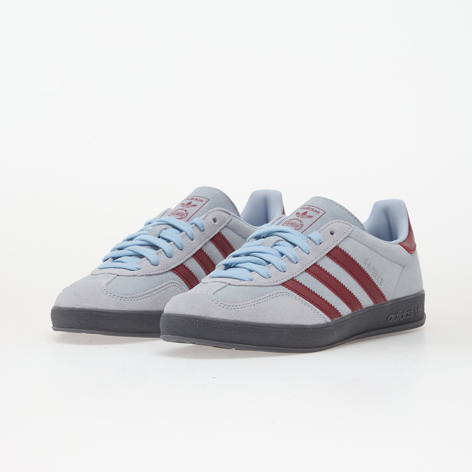 Men's shoes adidas Gazelle Indoor Clear Sky/ Noble Maroon/ Crsk