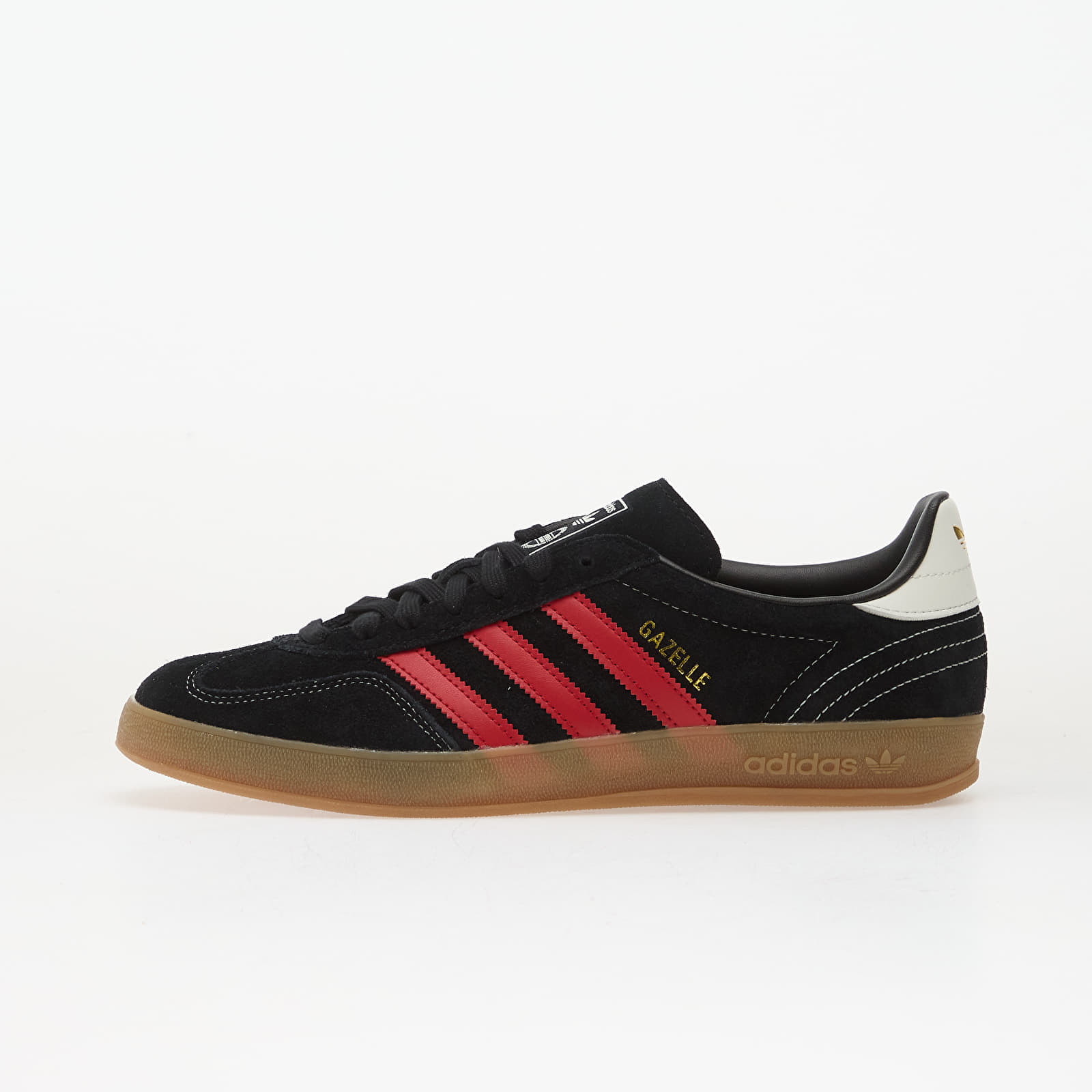 Сникърси adidas Gazelle Indoor Core Black/ Better Scarlet/ Gum4 EUR 44 2/3