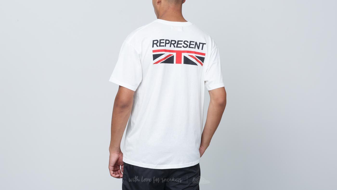 Tricouri  REPRESENT Shortsleeve Logo Tee White