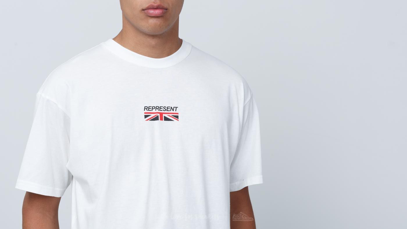 Tricouri  REPRESENT Shortsleeve Logo Tee White