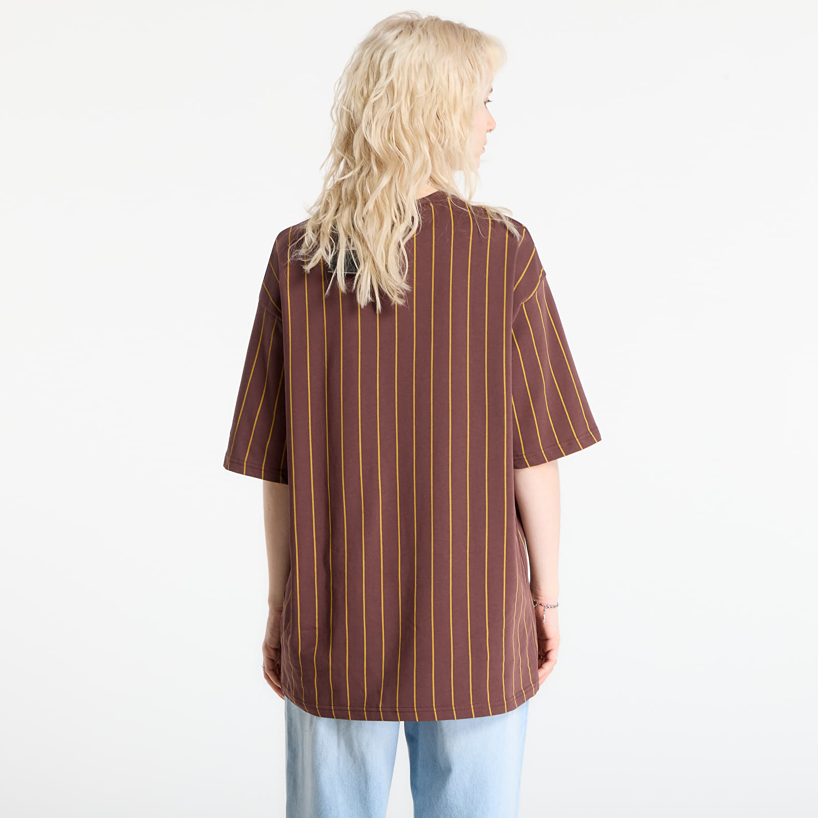 T-Shirts New Era Pinstripe Os Tee UNISEX Brown