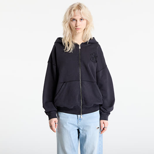 Verryttelypaita New Era MLB Washed Fz Hoodie New York Yankees UNISEX Black