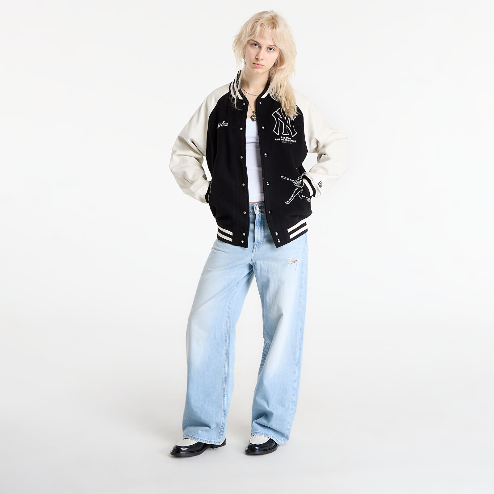 Ανδρικά σακάκια New Era MLB Varsity Jacket New York Yankees UNISEX Black