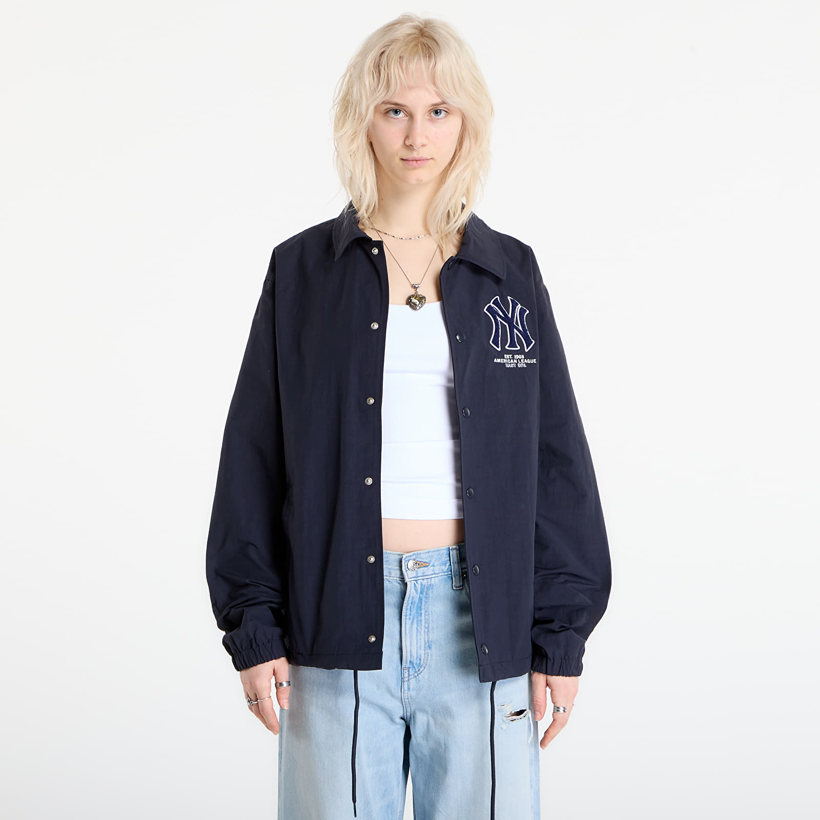 Якета New Era MLB Coaches Jacket New York Yankees UNISEX Navy