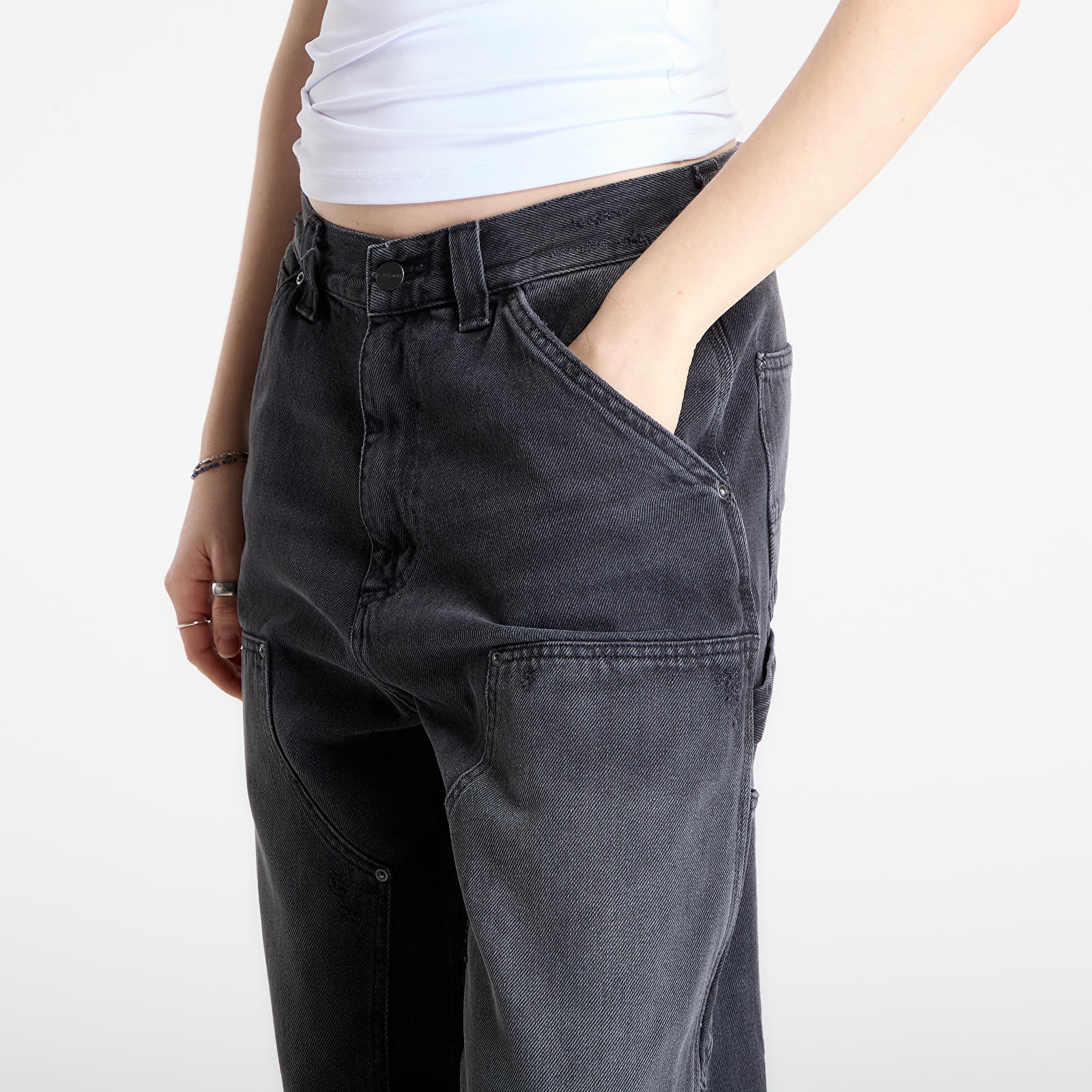 Jeans for menn Carhartt WIP OG Double Knee Pant Black