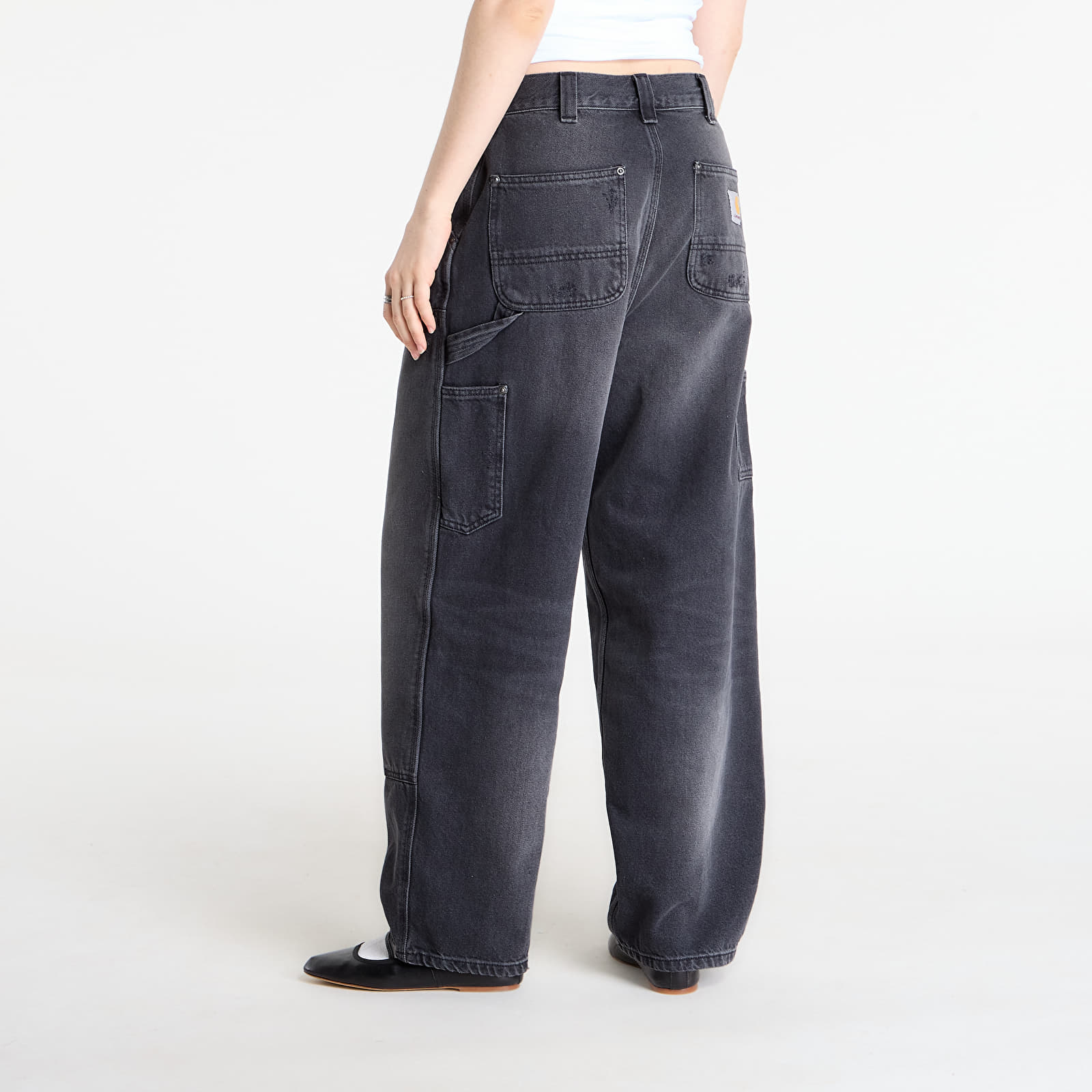 Jeans for menn Carhartt WIP OG Double Knee Pant Black