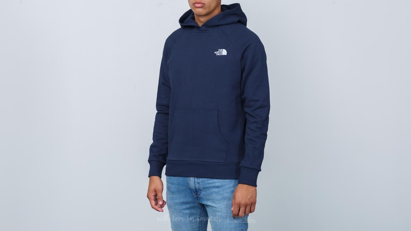 The north store face hoodie navy