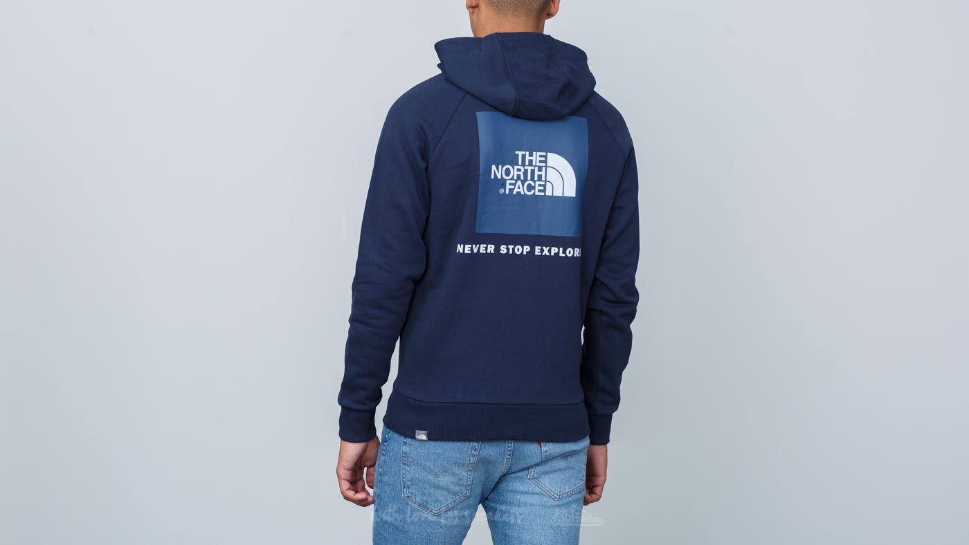 Sudaderas The North Face Raglan Red Box Hoodie Urban Navy