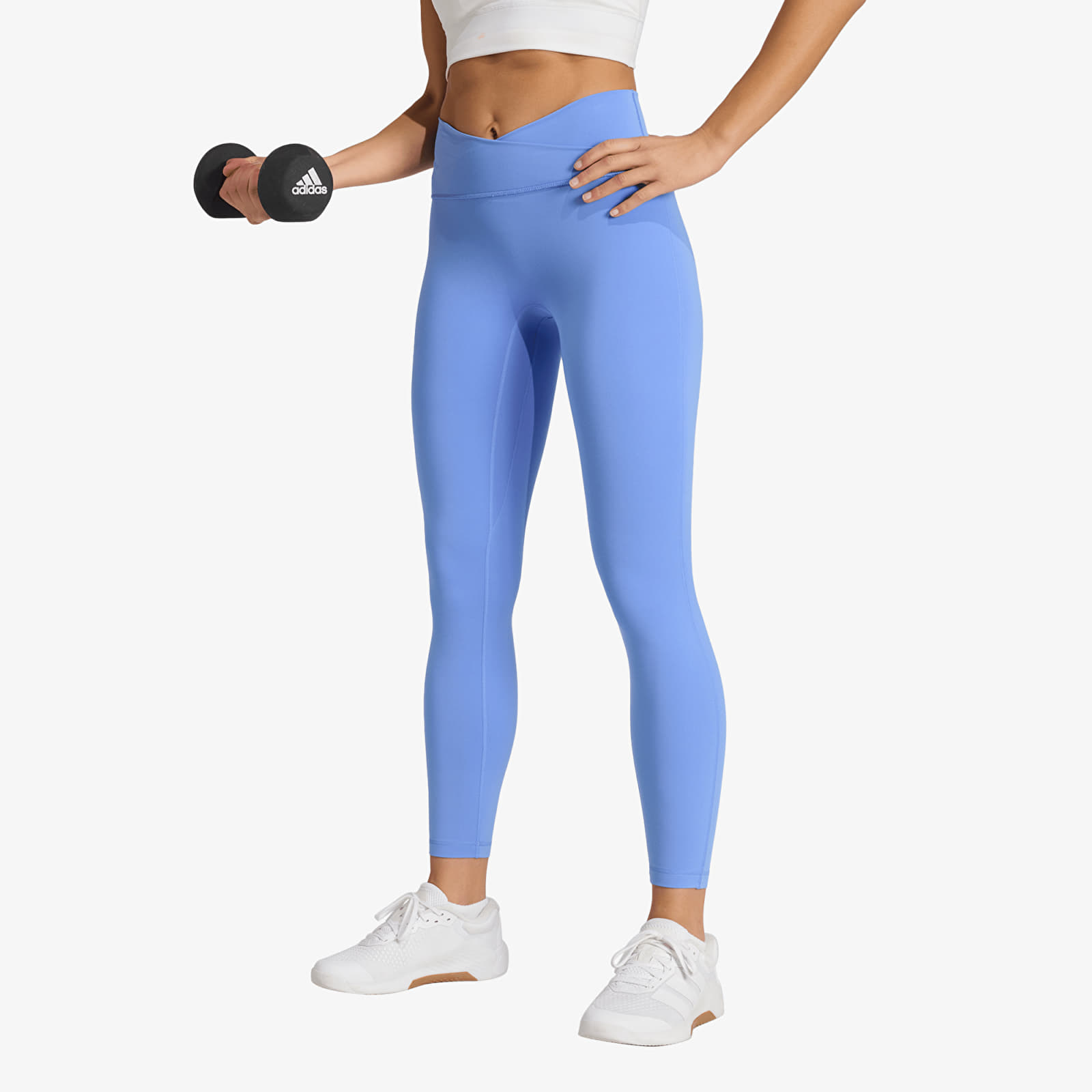 Leggings adidas W 3Ss X-Over L Blufus