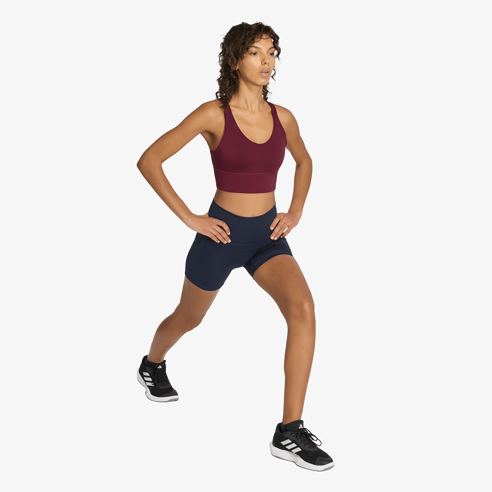 Dámske podprsenky adidas W 3Ss Ess Ms Maroon