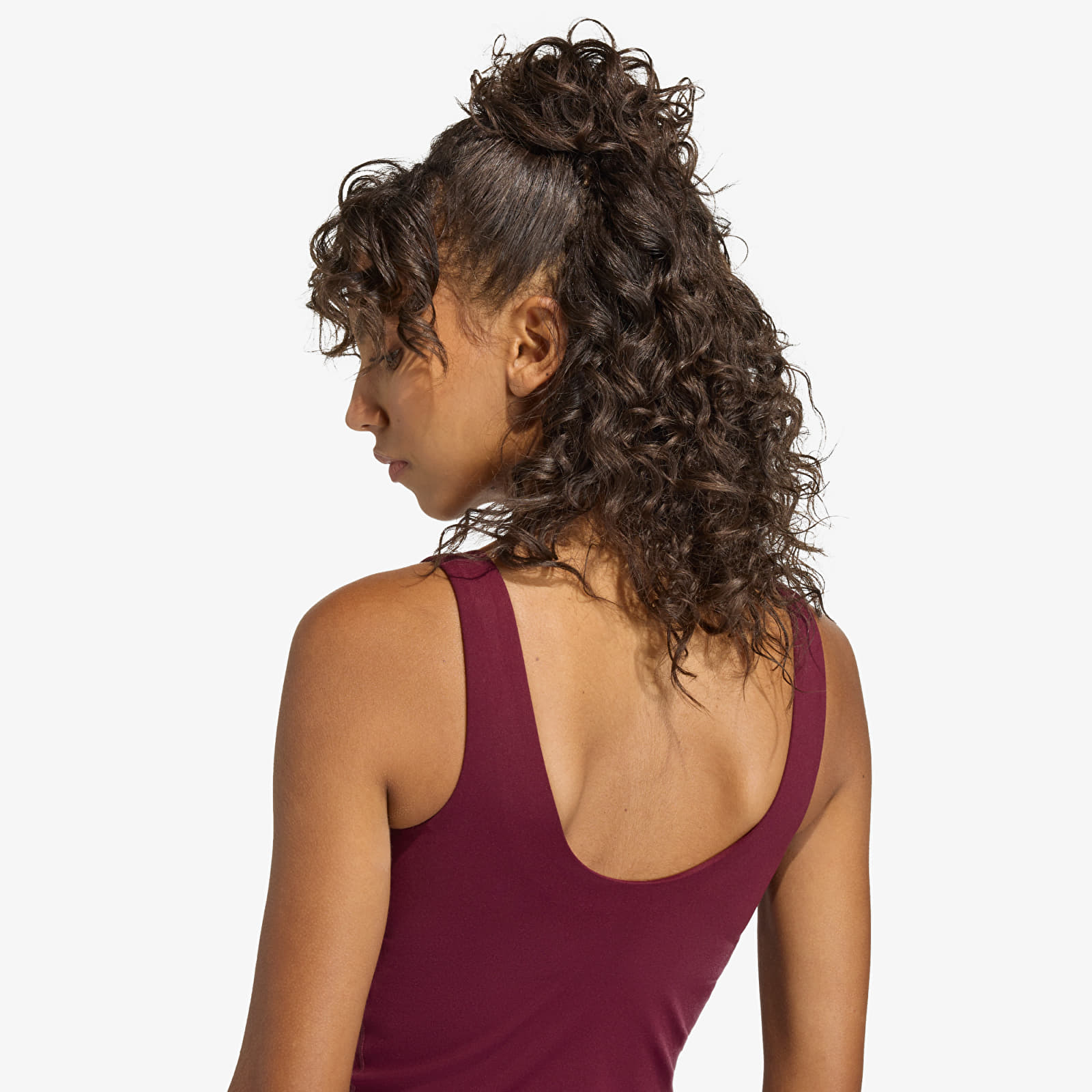 Liivit adidas W 3Ss Tank Maroon