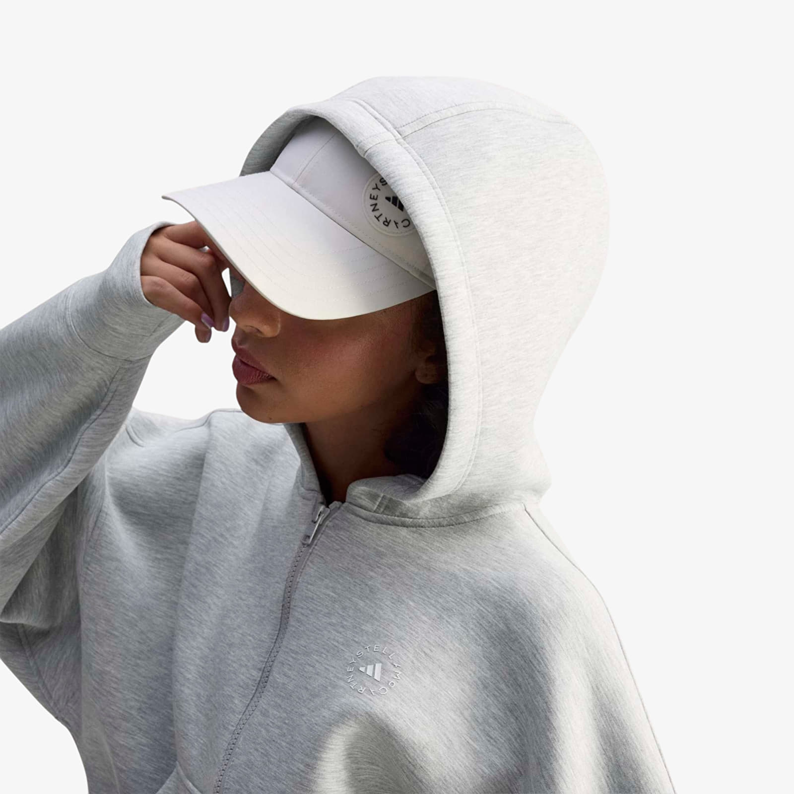 Women's hoodies adidas x Stella McCartney Scuba Hd Medium Grey Heather