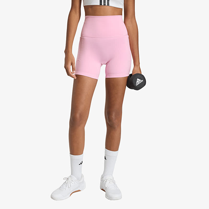 Leggins adidas 3 Stripes Studio All Me Booty Short Leggings True Pink