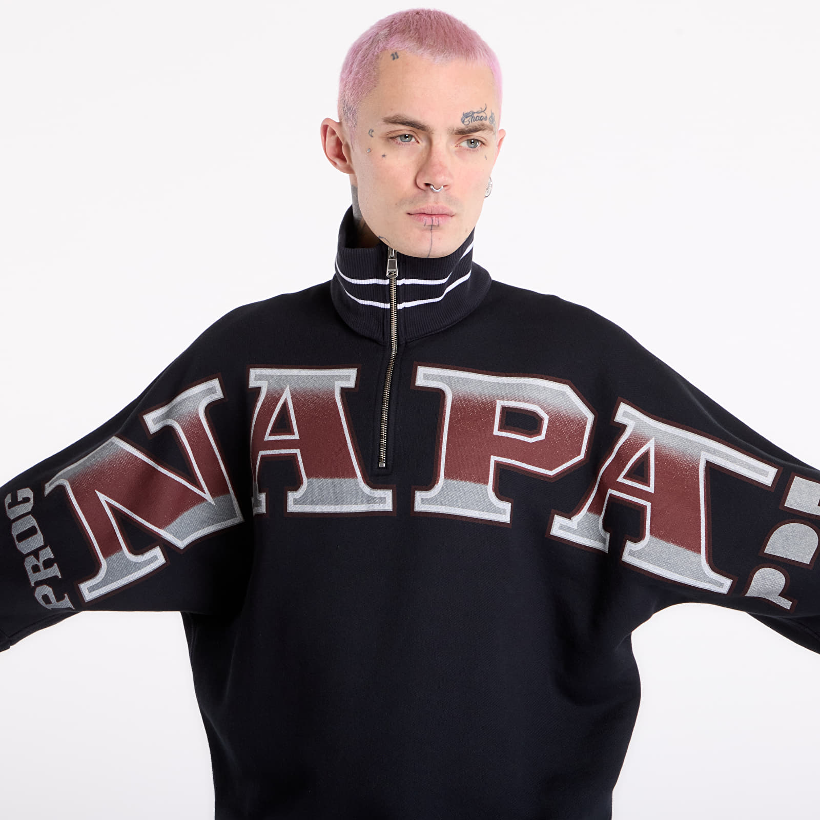Dukserice Napapijri x PDF French Terry Sweatshirt Black