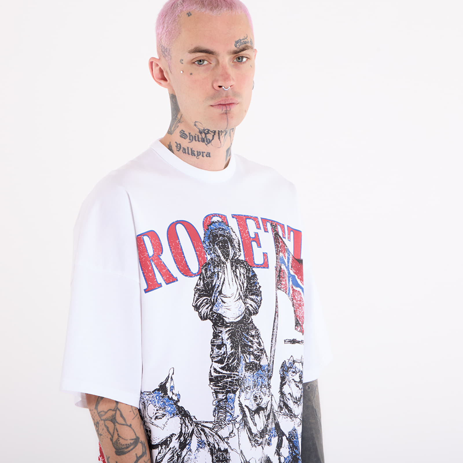 Majice i košulje Napapijri x PDF Short-Sleeved T-Shirt White