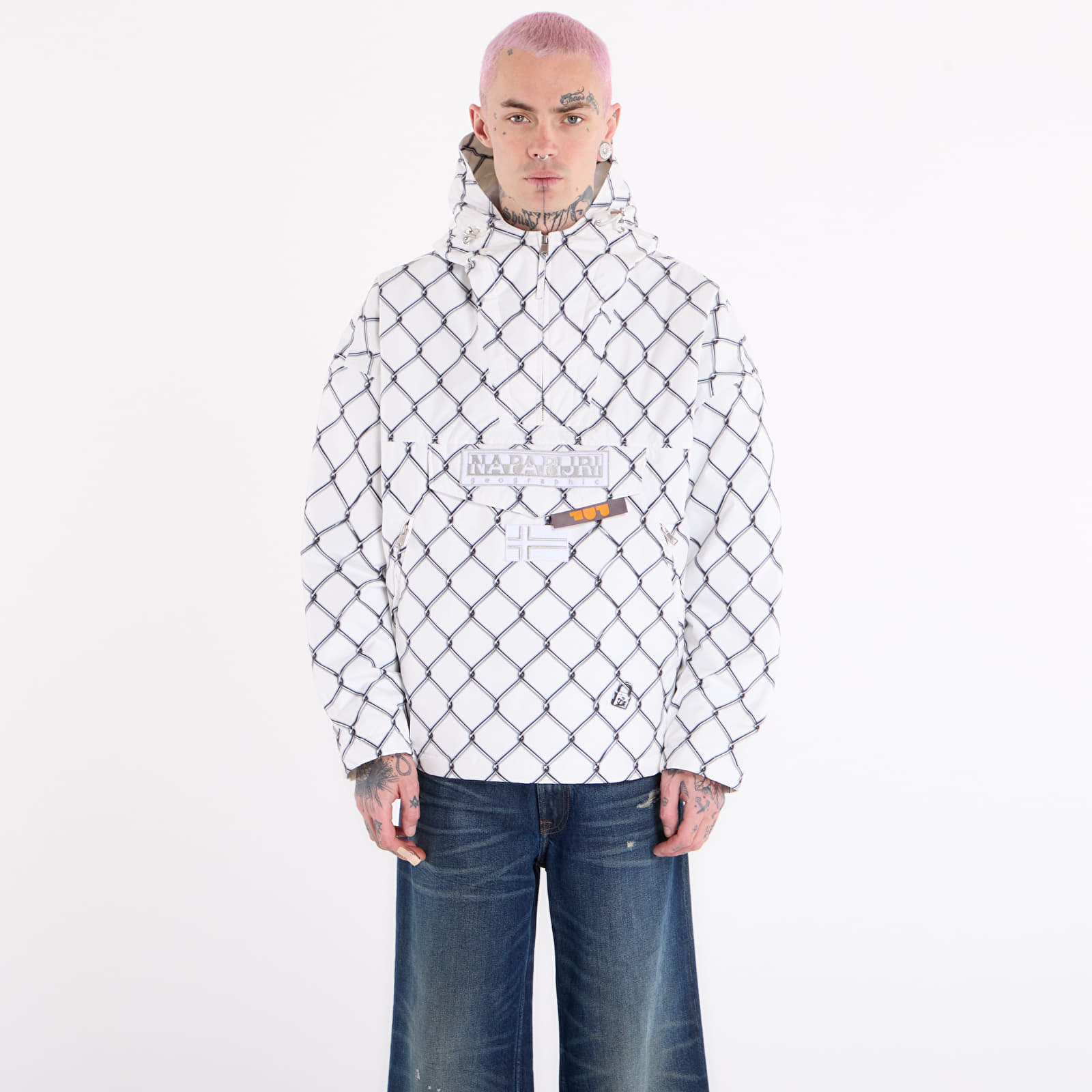 Яке Napapijri x PDF Anorak Jacket Rainforest Next White L