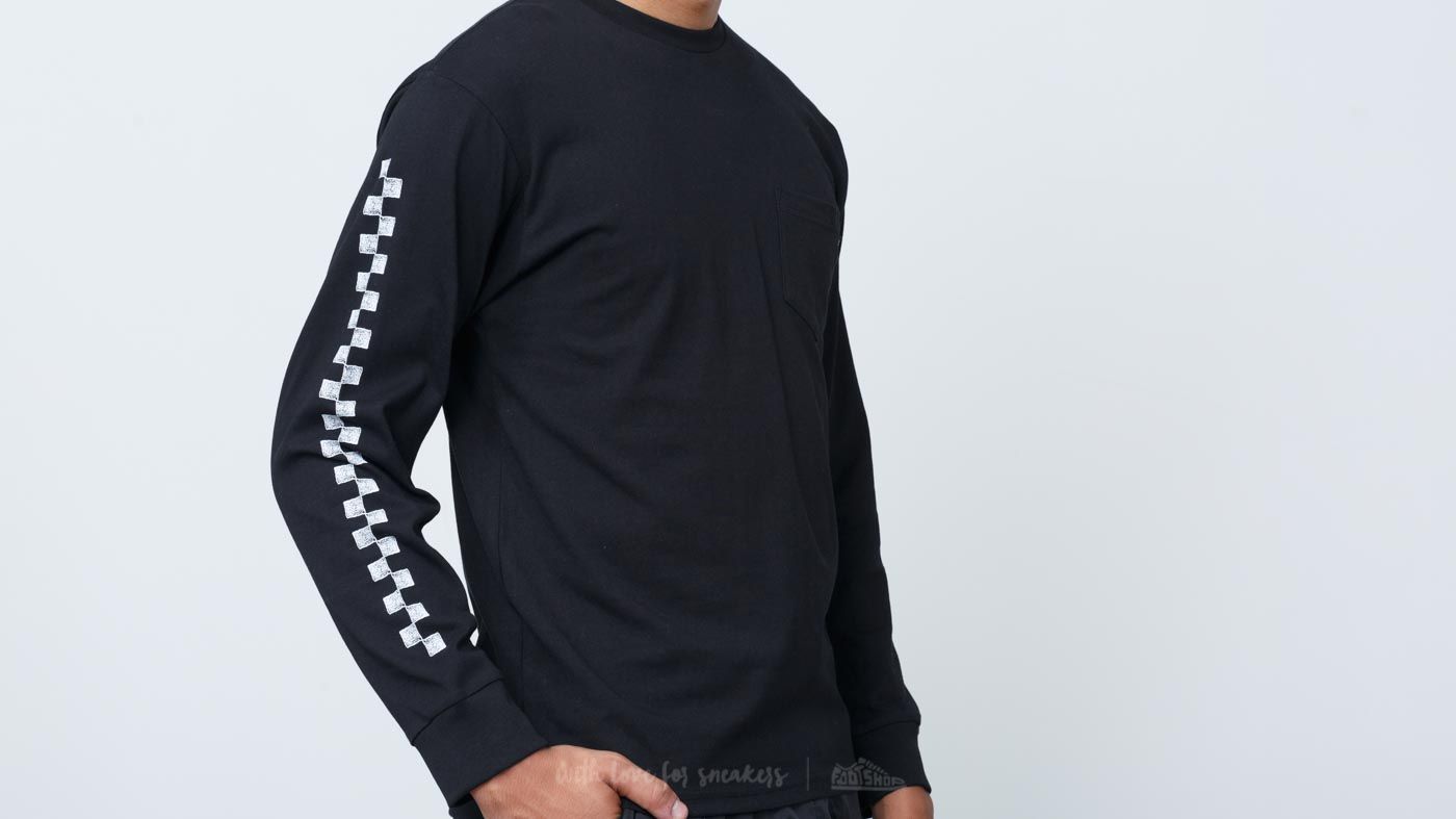 Magliette Vans Square Root Longsleeve Tee Black