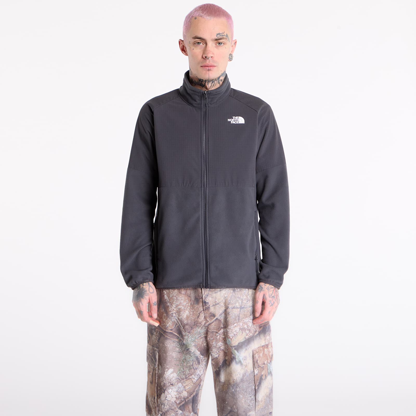 Мужские пиджаки The North Face Glacier Heavyweight Full Zip Jacket Asphalt Grey/ Asphalt Grey/ TNF Black