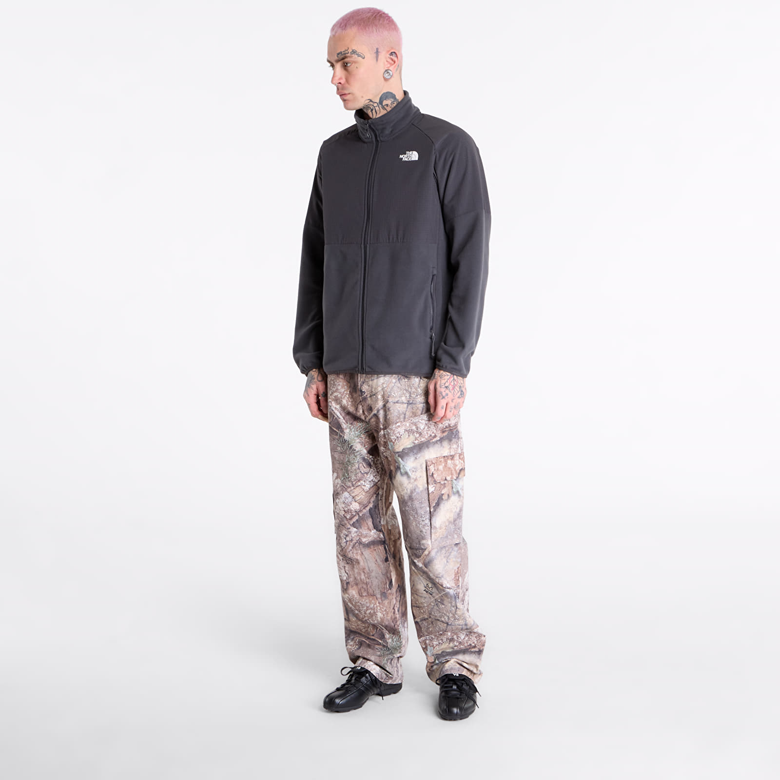 Мужские пиджаки The North Face Glacier Heavyweight Full Zip Jacket Asphalt Grey/ Asphalt Grey/ TNF Black