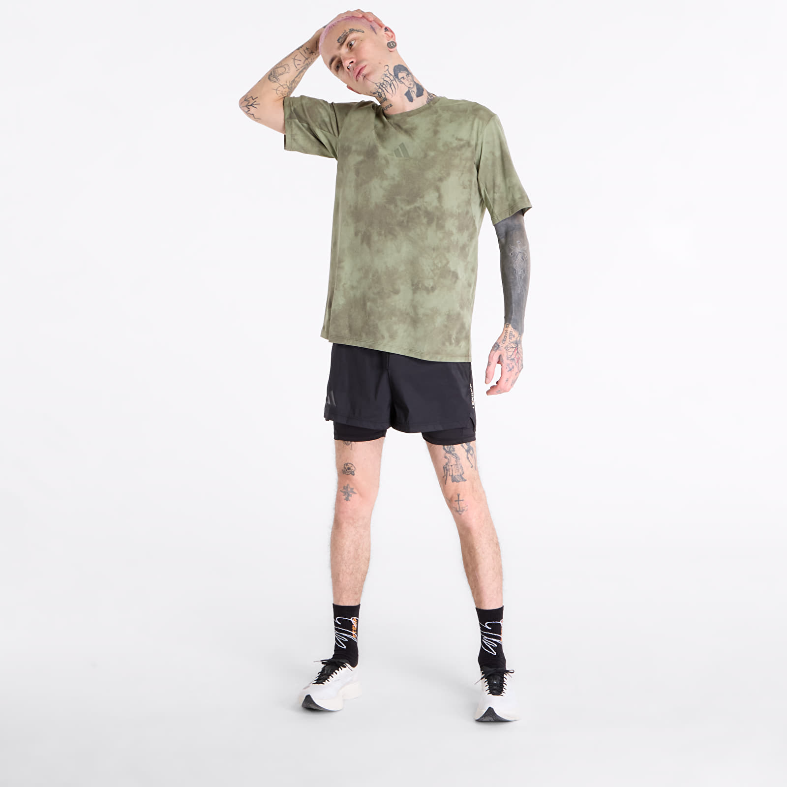 Camisetas adidas Mt Tee Sd Tengrn/ Olive Strata