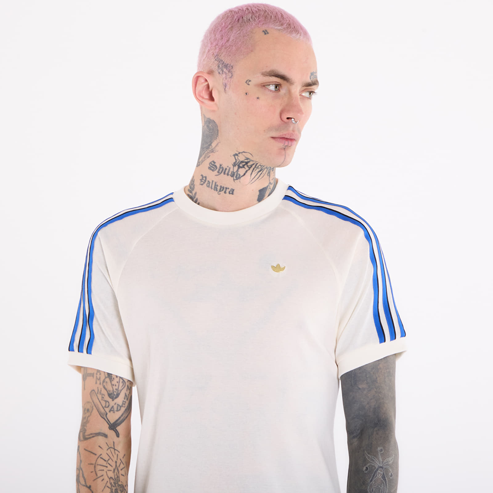 Männer T-Shirts adidas 3S T-Shirt Cloud White