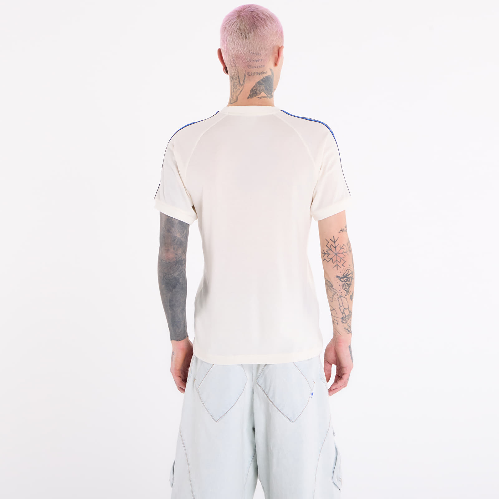 Männer T-Shirts adidas 3S T-Shirt Cloud White