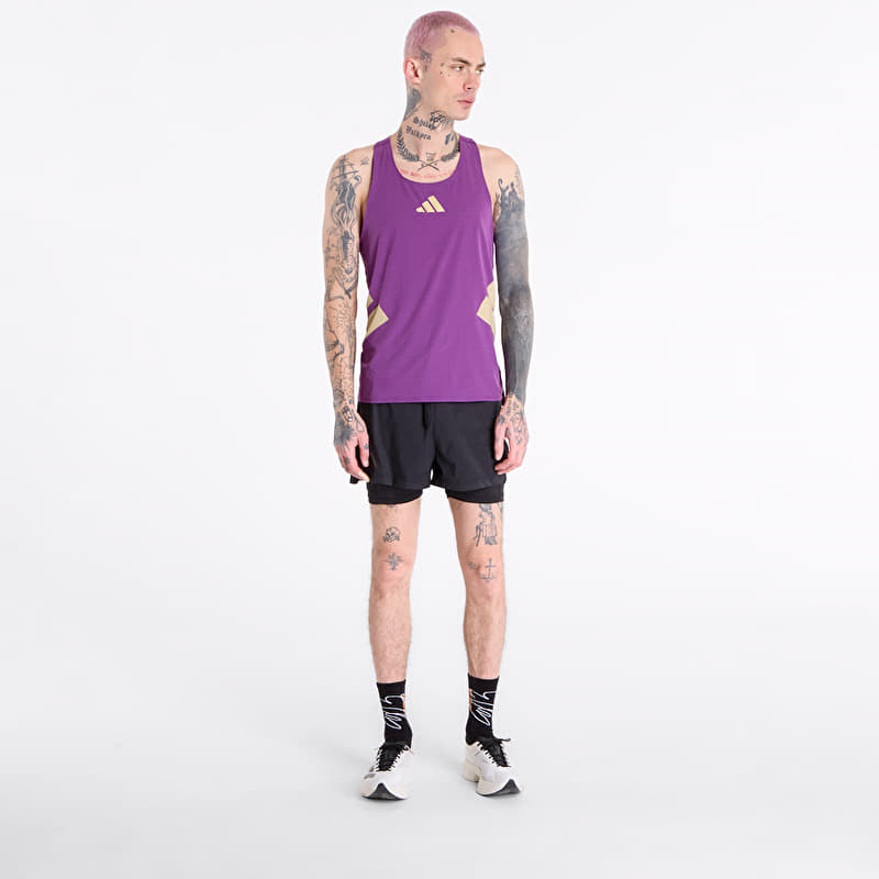 Men's T-shirts adidas Adizero Road To Records Tank Top Tribe