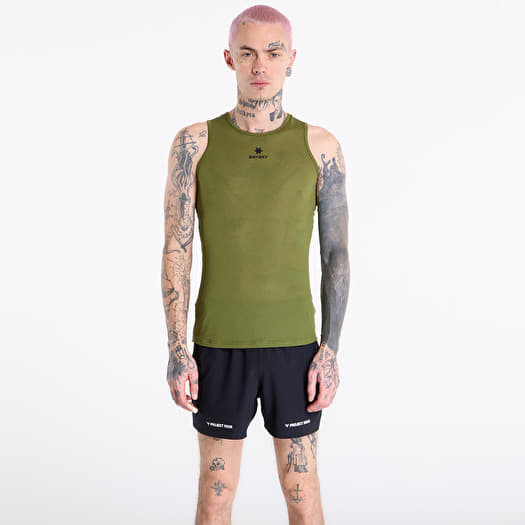 Tank top SAYSKY Mesh Base Layer Singlet Green