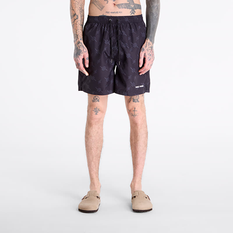 Daily Paper Irregular Monogram Swimshorts Black
