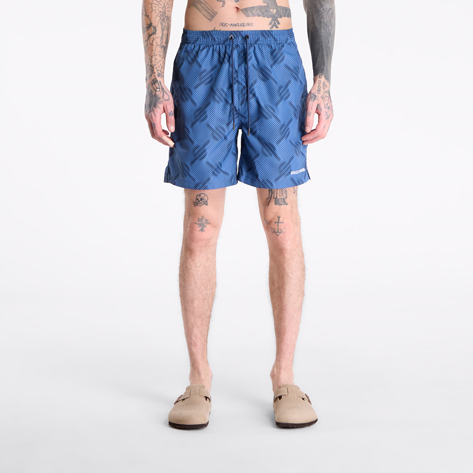 Men's swimwear Daily Paper Dotted Monogram Swimshorts Quiet Harbor