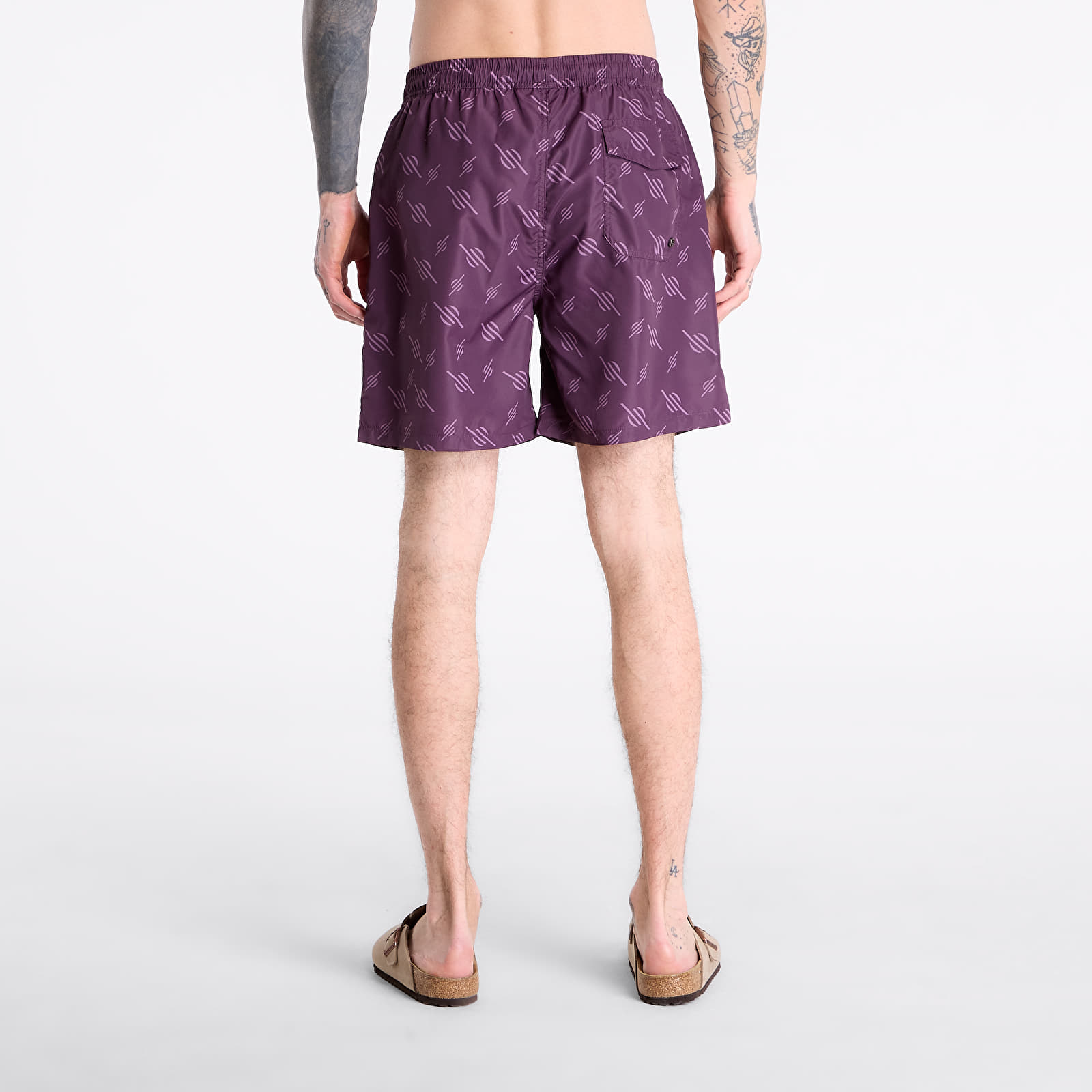 Badehosen - Männer Daily Paper Irregular Monogram Swimshorts Potent Purple