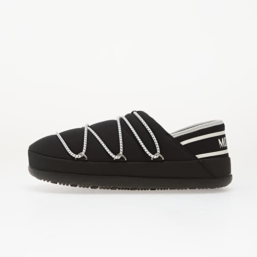 Moon Boot Icon Slipper Black