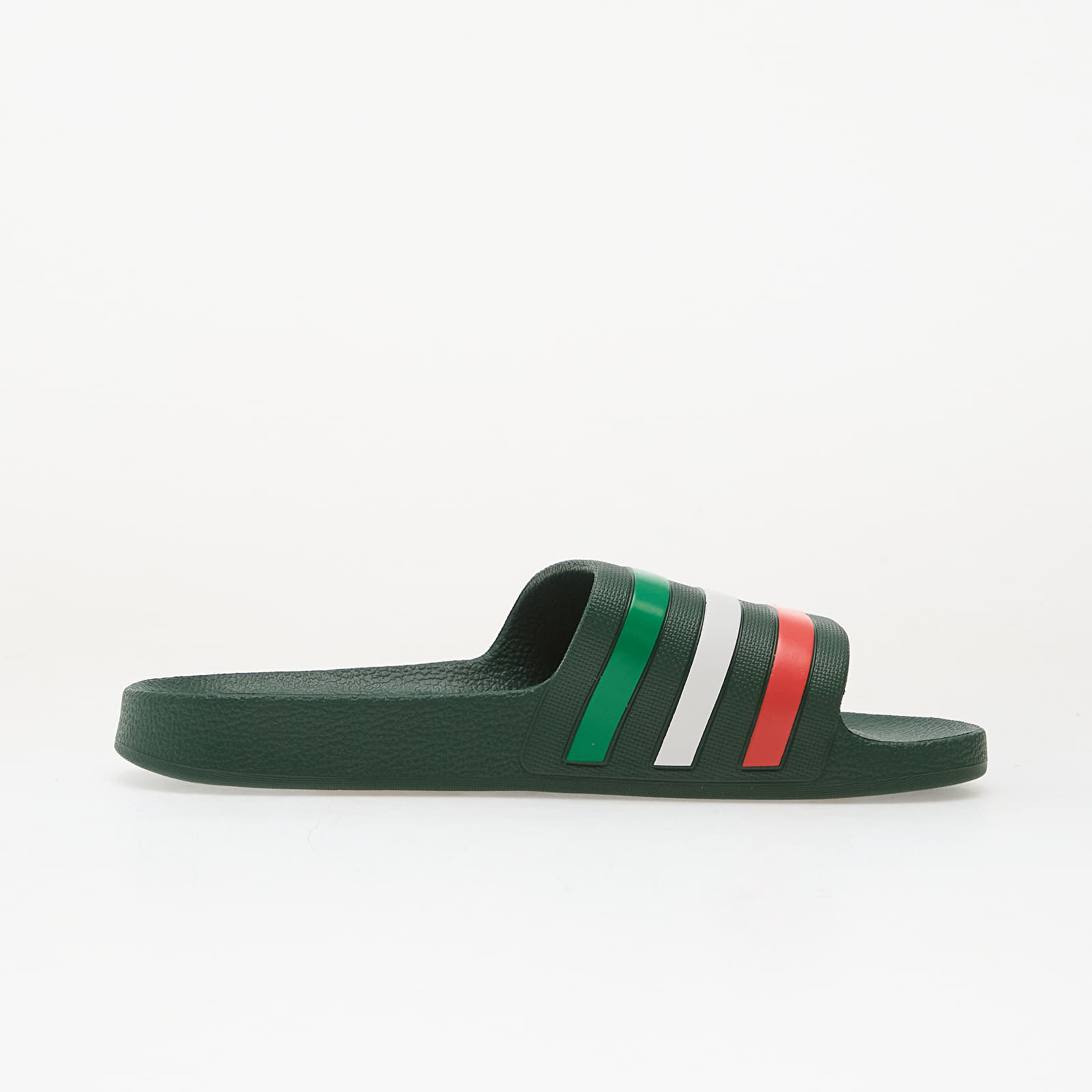 Herren Sneaker und Schuhe adidas Adilette Aqua Slides Team Dark Green/ Ftwr White/ Bright Red