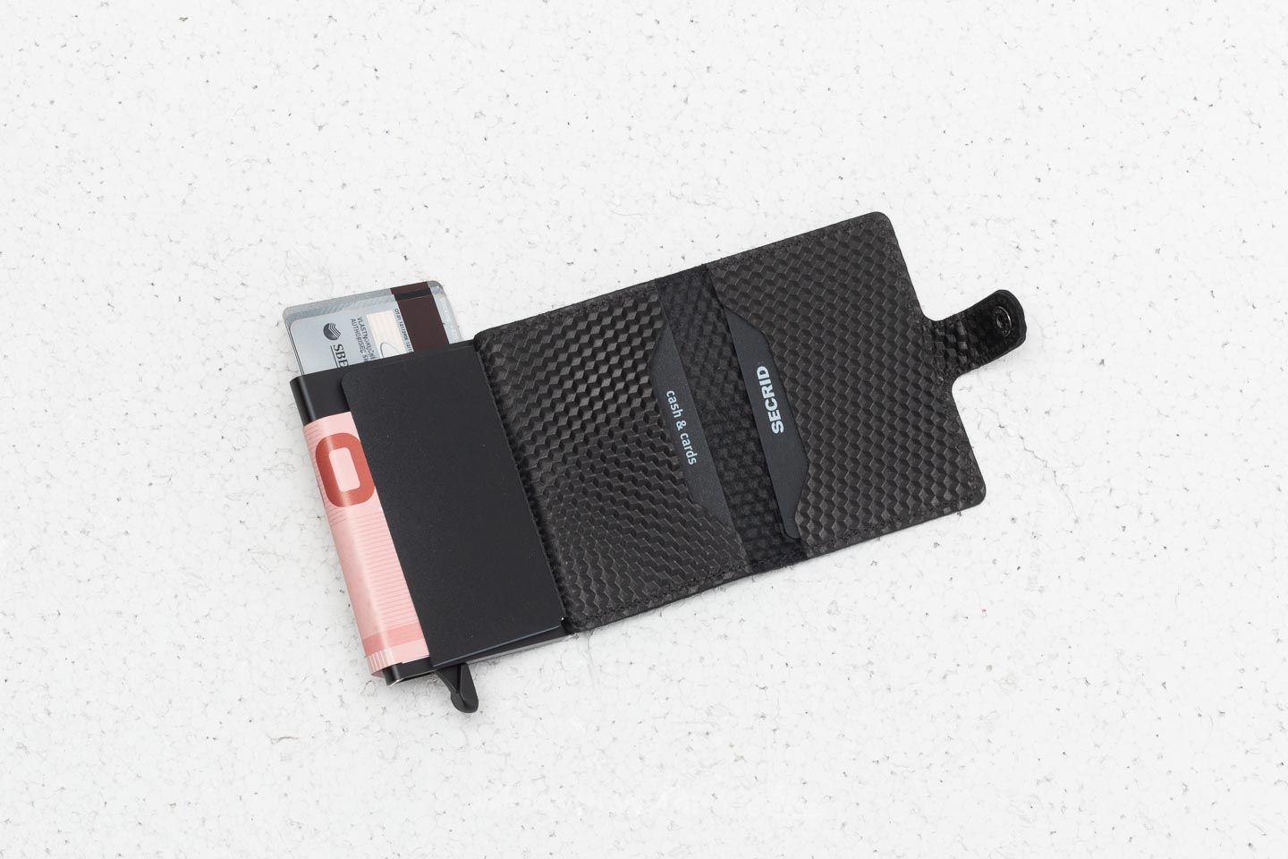 Pénztárcák Secrid Miniwallet Cubic Black
