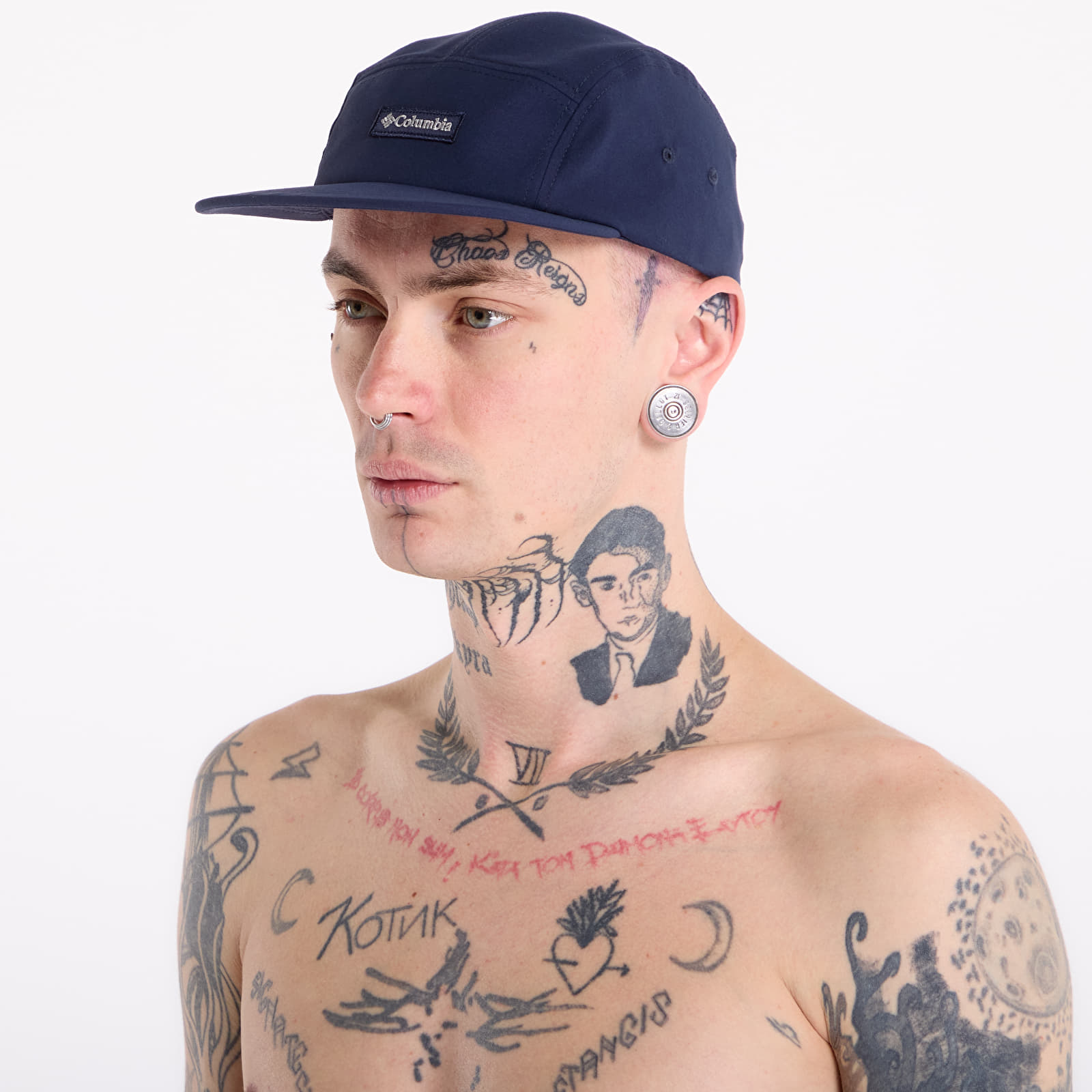 Mützen für Männer Columbia Creek Side™ 5 Panel Cap Collegiate Navy