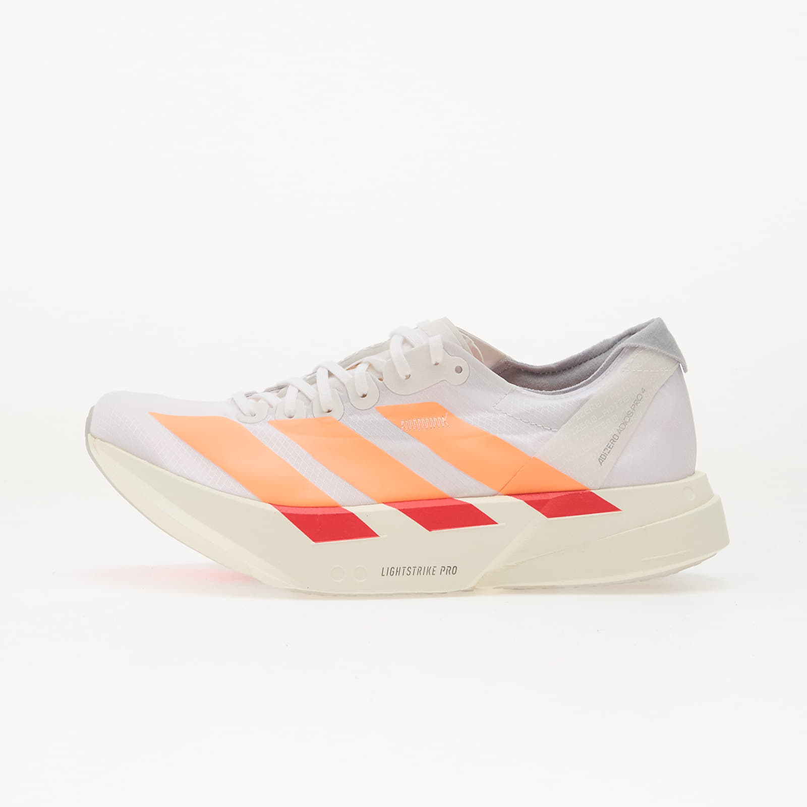 Сникърси adidas Adizero Adios Pro 4 Ftwr White/ Beam Orange/ Lucid Red EUR 38