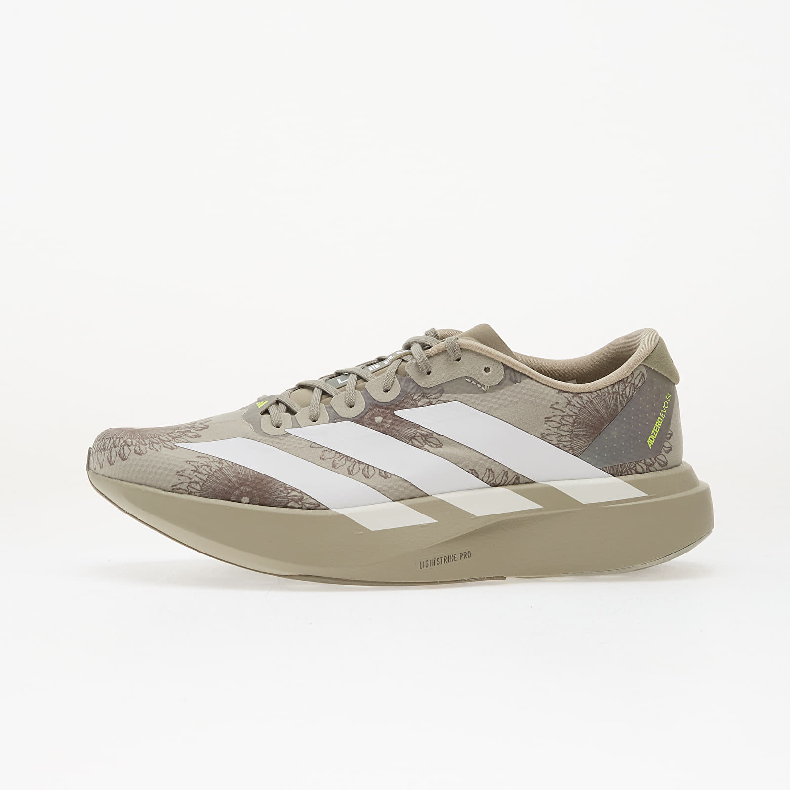 Meeste kingad adidas Adizero EVO SL Sesame/ Ftwr White/ Legacy Green