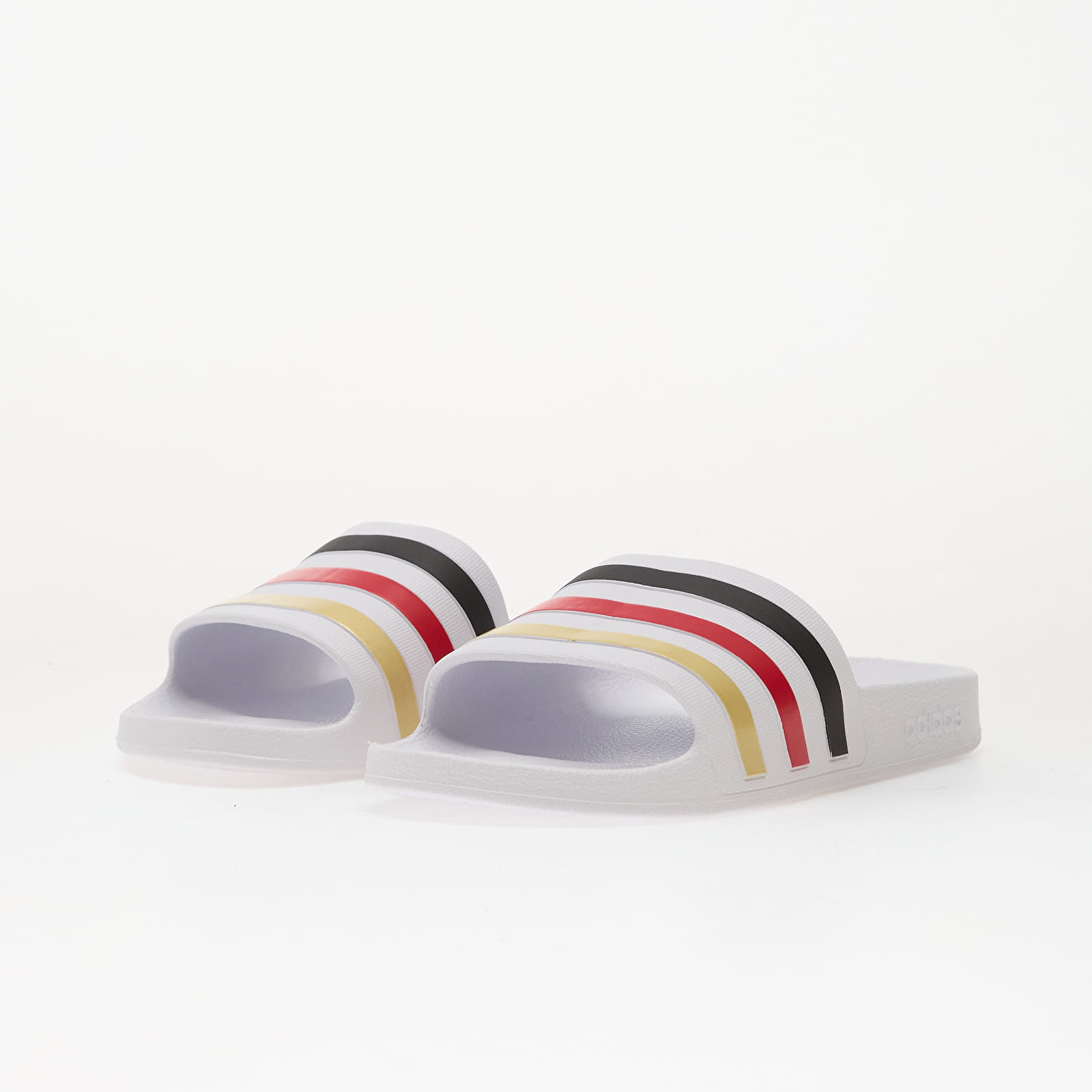 Herren Sneaker und Schuhe adidas Adilette Aqua Slides Ftwr White/ Core Black/ Gold Met.