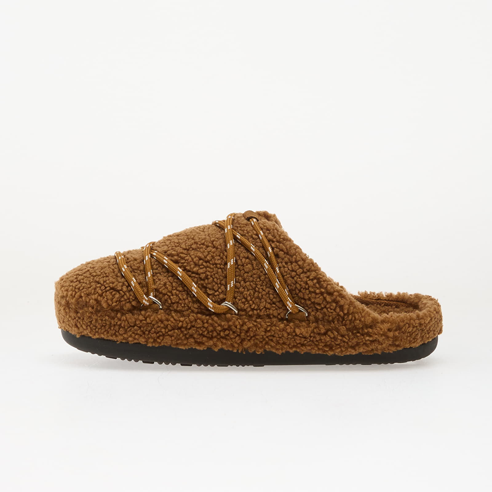 Skor för män Moon Boot Teddy Slipper Cognac