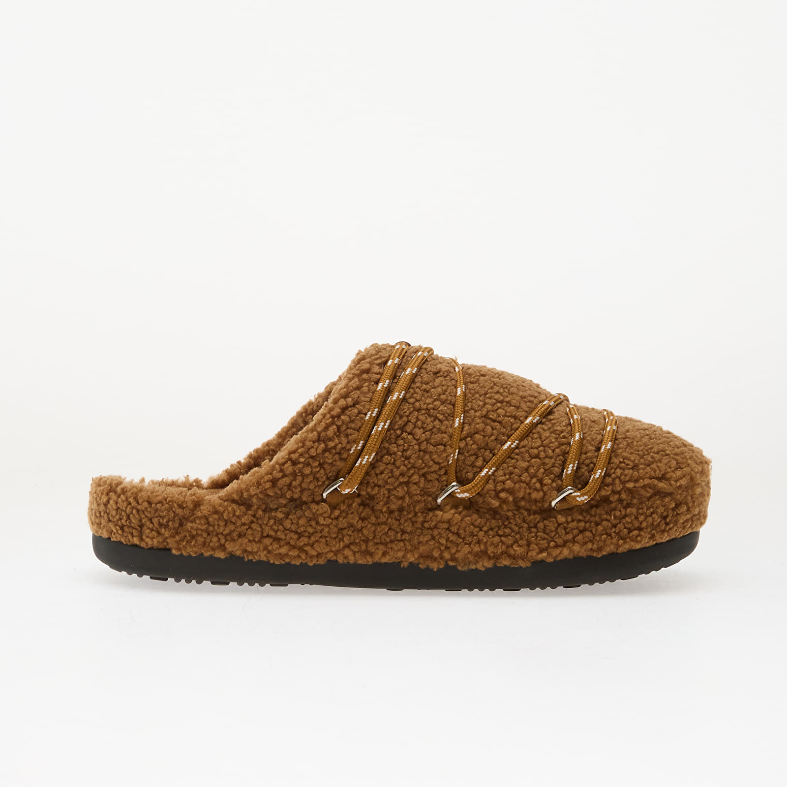 Skor för män Moon Boot Teddy Slipper Cognac