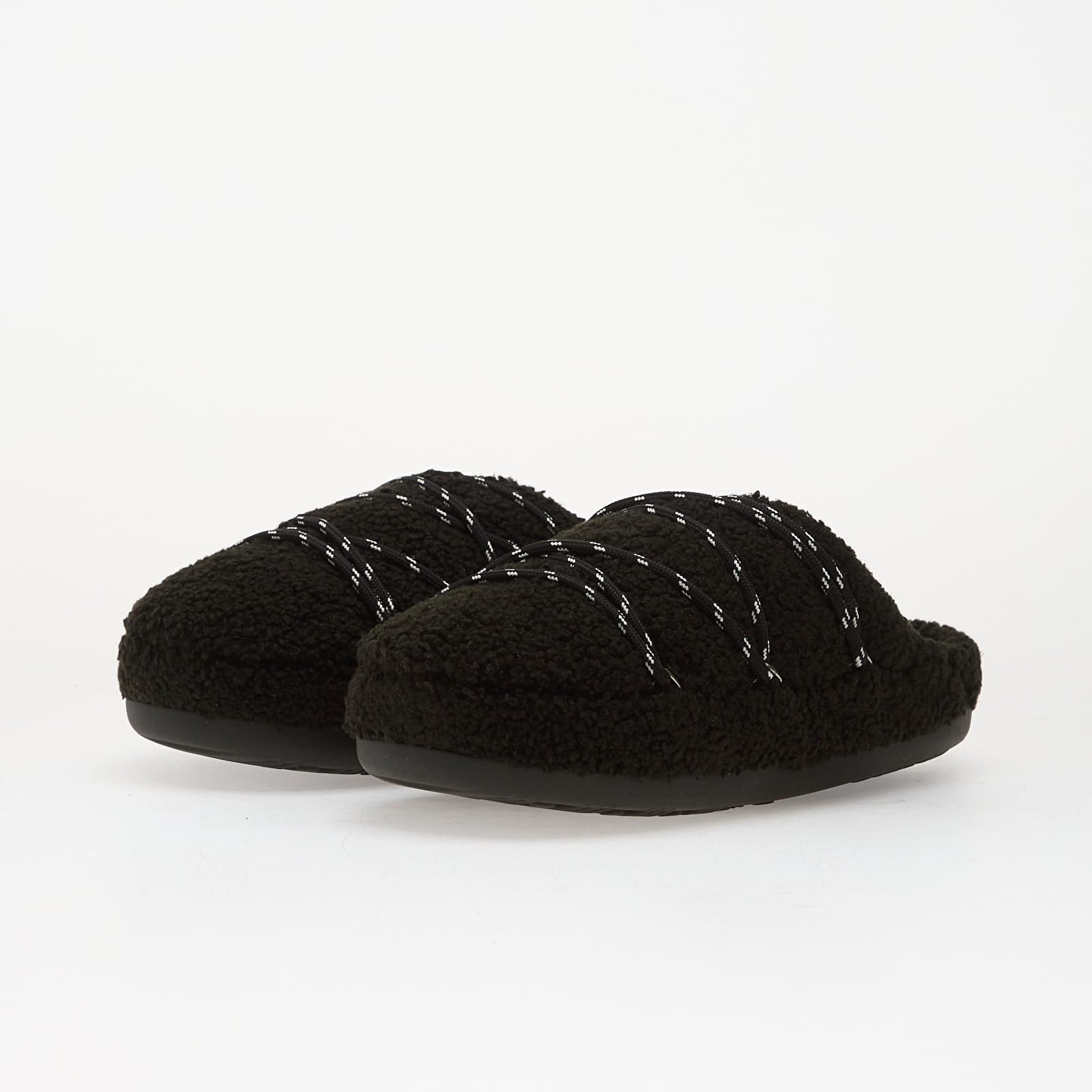 Skor för män Moon Boot Teddy Slipper Black