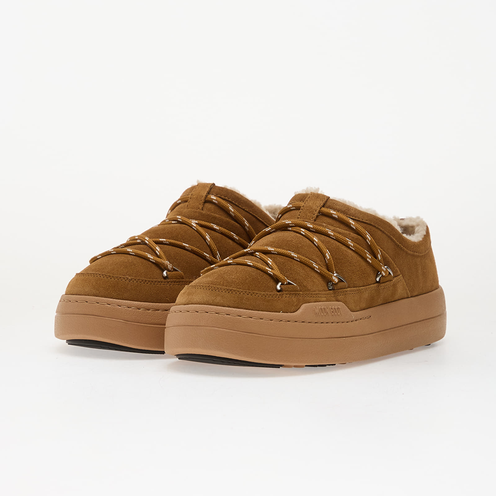 Skor för män Moon Boot Park Slipper Cognac