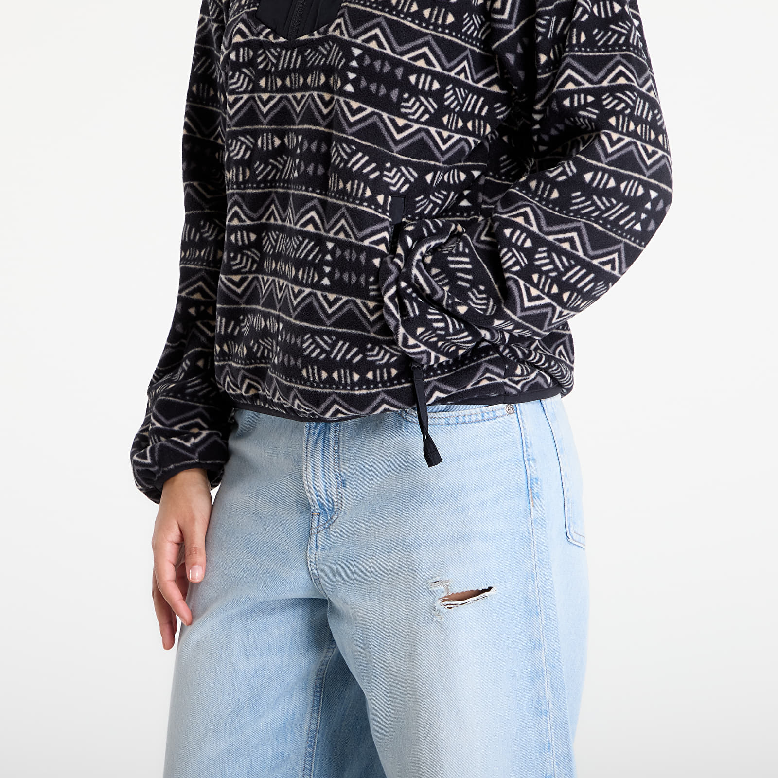 Mikiny Columbia Sequoia Grove™ Half Zip Fleece With Print Black/ Horizons