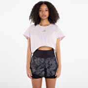 adidas Primelift Workout Cropped Boxy 3-Stripes Tank Ice Purple